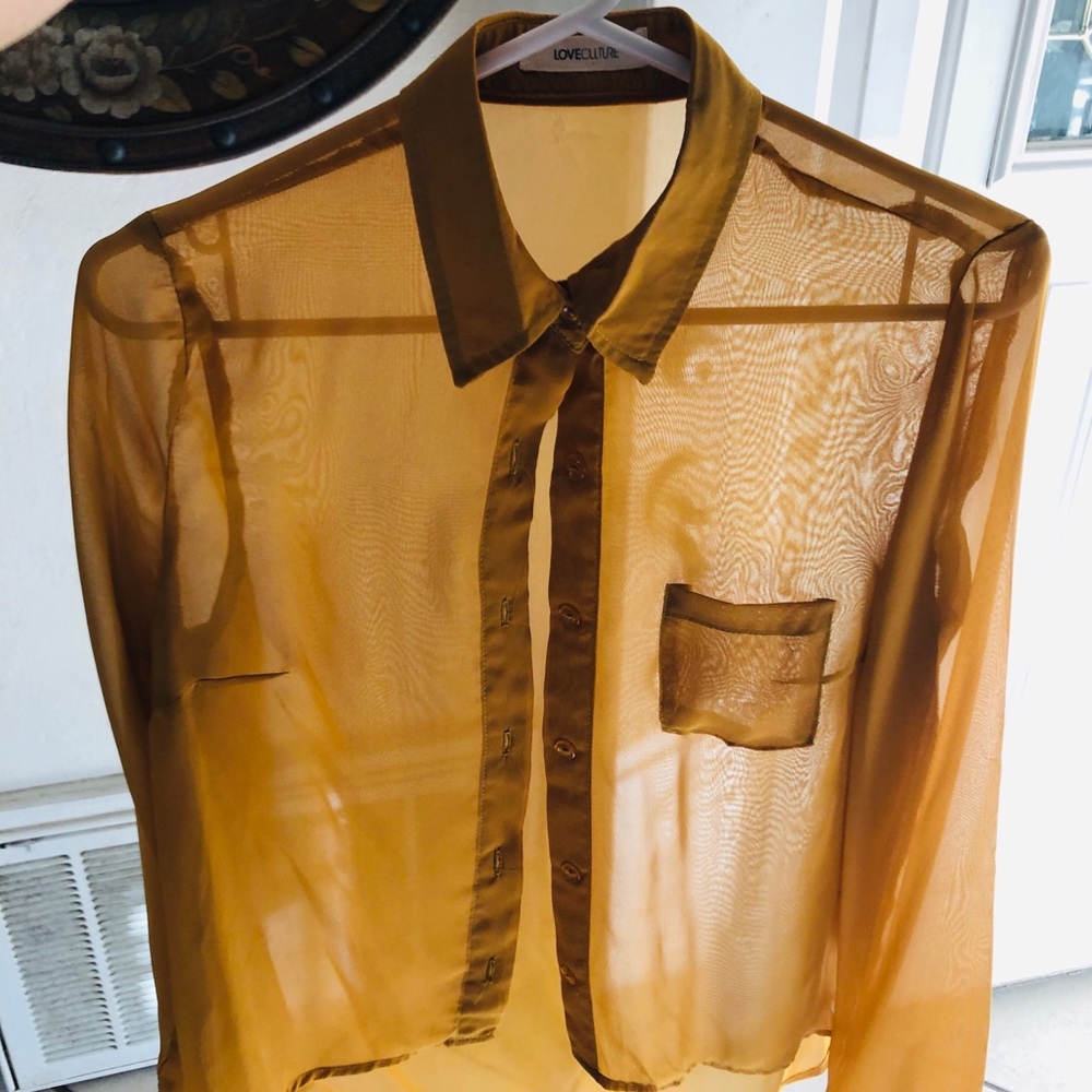 Love Culture Blouse (Yellow/ Mustard)